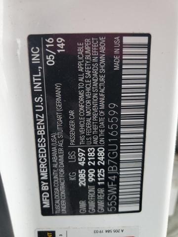 55SWF4JB7GU165599 Mercedes-Benz C 300