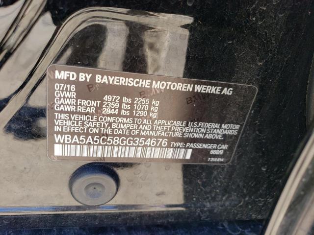 WBA5A5C58GG354676 BMW 528 I
