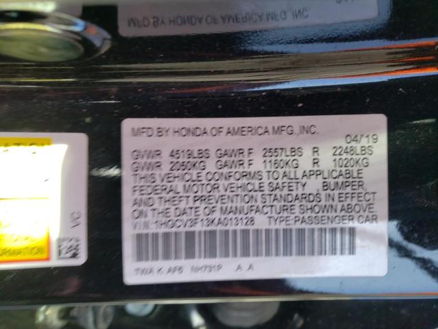 1HGCV3F13KA013128 Honda ACCORD HYBRID