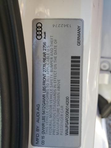 WAUFGAFC0GN014200 Audi A6 Premium Plus