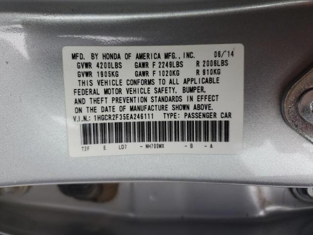 1HGCR2F35EA246111 Honda ACCORD LX