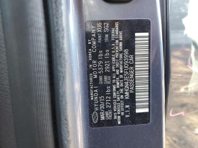 KMHGN4JE5FU093998 Hyundai Genesis 3.8l