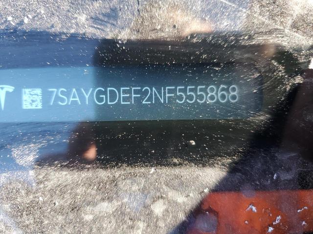 7SAYGDEF2NF555868 Tesla Model Y