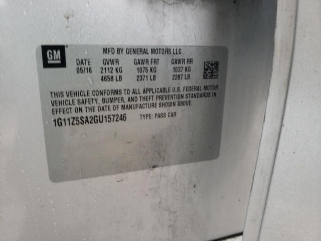 1G11Z5SA2GU157246 Chevrolet IMPALA LS