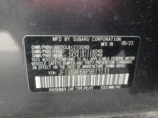 JF1VBAF6XP9813133 Subaru Wrx Premium