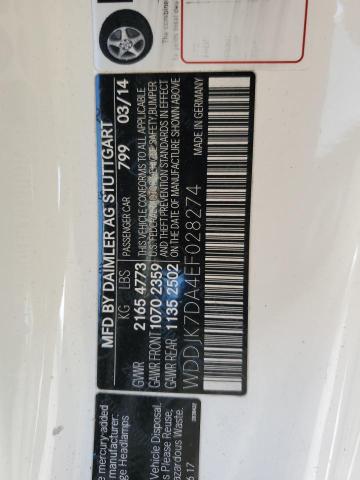 WDDJK7DA4EF028274 Mercedes-Benz SL 550