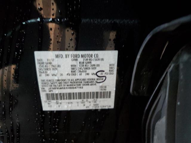 2FMPK4K8XHBB47192 Ford Edge Titanium