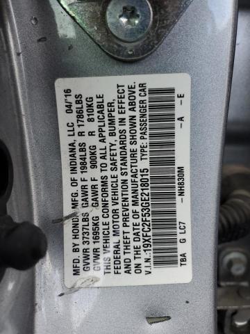 19XFC2F53GE218015 Honda Civic Lx