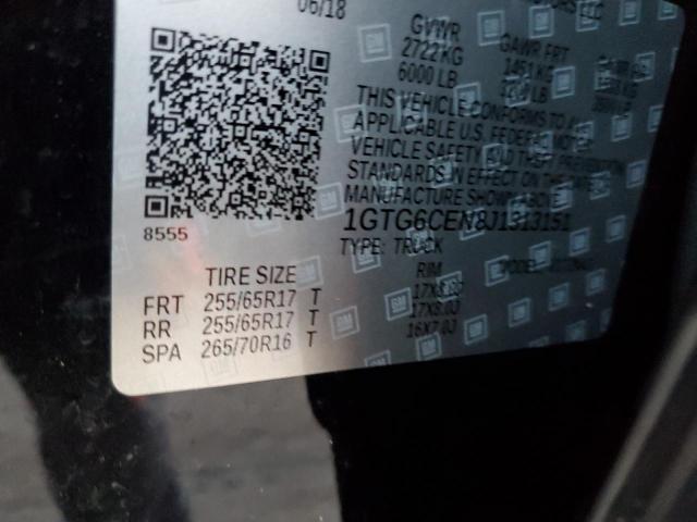 1GTG6CEN8J1313151 GMC CANYON SLE