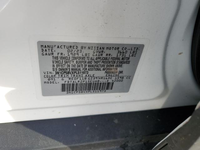 3N1CP5BVXPL511973 Nissan KICKS S