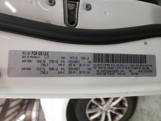 3C4PDCBG4HT589972 Dodge Journey Sxt