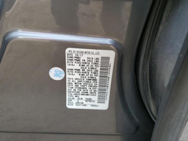 JN8CS1MW5HM415402 Infiniti QX70