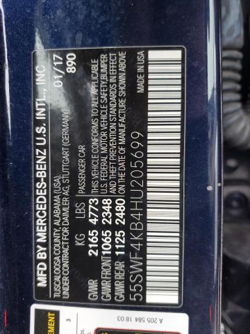 55SWF4KB4HU205699 Mercedes-Benz C 300 4matic