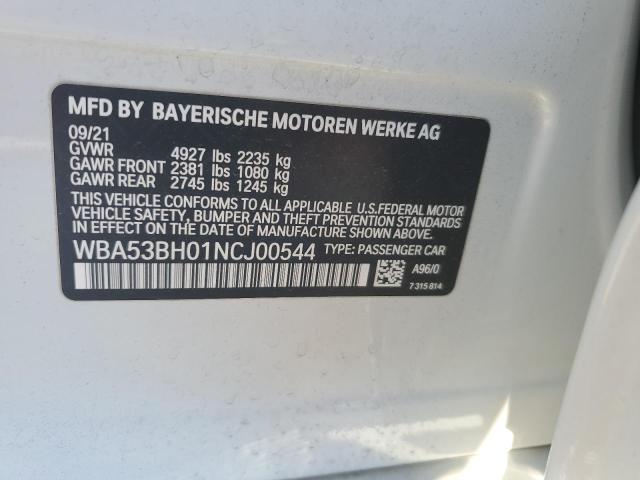 WBA53BH01NCJ00544 BMW 530 I