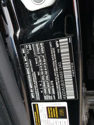 4JGDA5JB3HA881340 Mercedes-Benz GLE 350