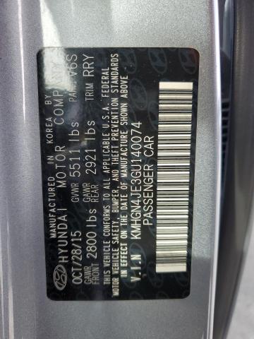 KMHGN4JE3GU140074 Hyundai Genesis 3.8l