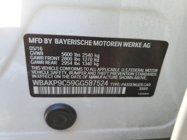 WBAKP9C59GG587524 BMW 550 Xi