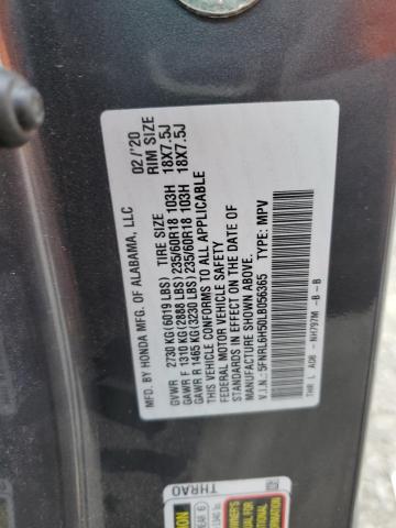 5FNRL6H50LB056365 Honda ODYSSEY EX