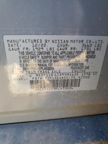 3N1CP5DV9PL493026 Nissan KICKS SR