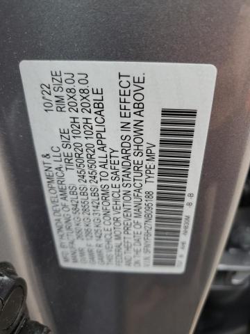 5FNYF6H27NB095188 Honda PILOT SE