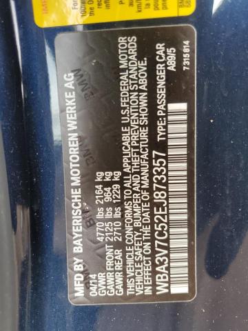 WBA3V7C52EJ873357 BMW 428 I Sulev