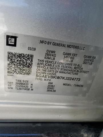 5GAEVBKW7KJ224773 Buick Enclave Premium