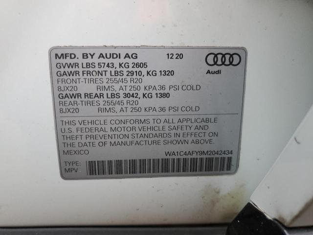 WA1C4AFY9M2042434 Audi Sq5 Prestige