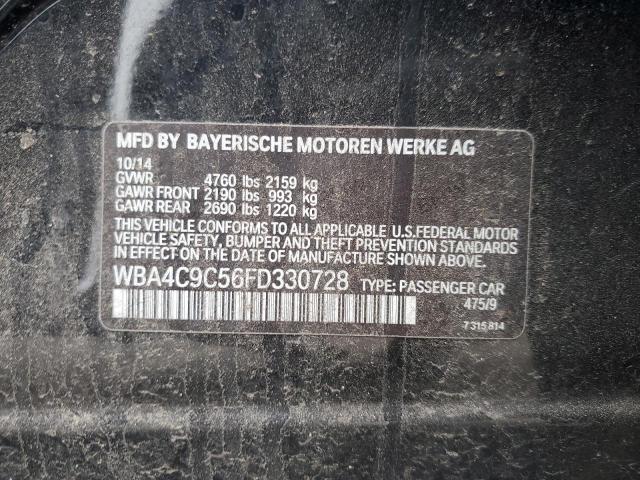 WBA4C9C56FD330728 BMW 428 Xi Gran Coupe Sulev