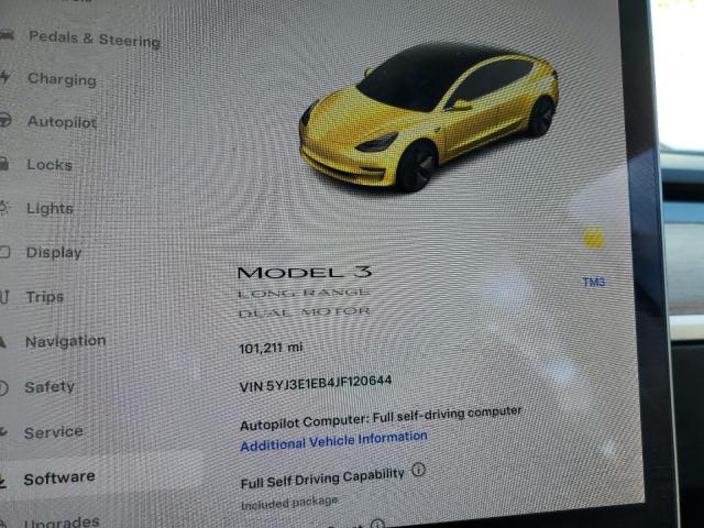 5YJ3E1EB4JF120644 Tesla MODEL 3