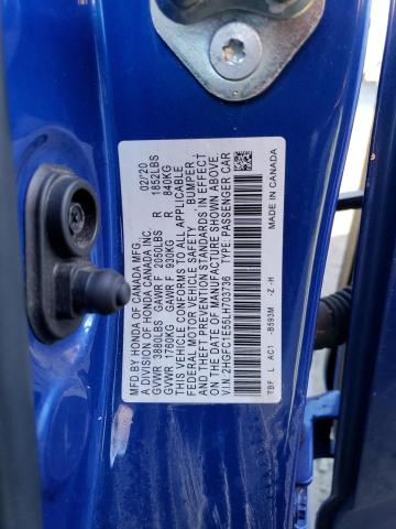 2HGFC1E55LH703736 Honda CIVIC SI