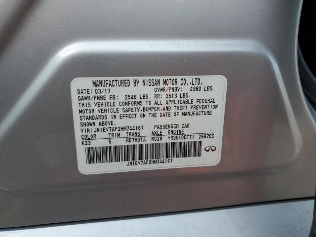 JN1EV7AP2HM744167 Infiniti Q50 Premium