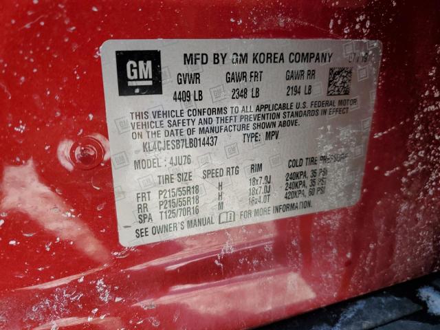 KL4CJESB7LB014437 Buick Encore Preferred