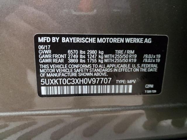 5UXKT0C3XH0V97707 BMW X5 Xdr40e