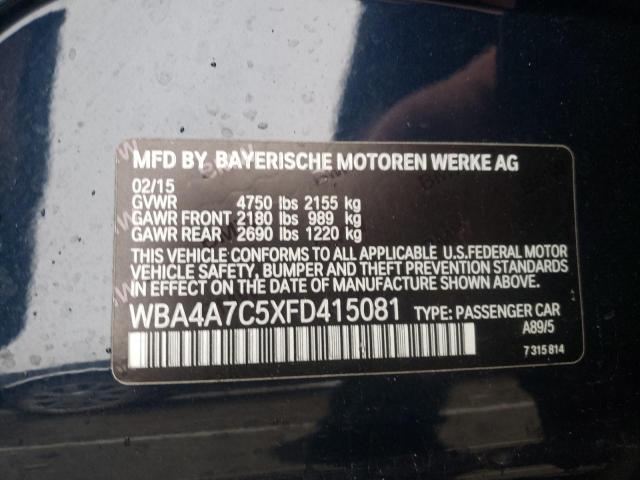 WBA4A7C5XFD415081 BMW 428 Xi Gran Coupe