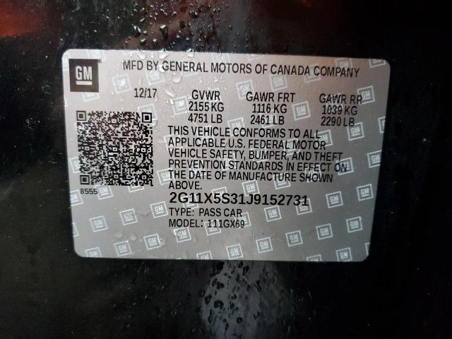 2G11X5S31J9152731 Chevrolet IMPALA LS