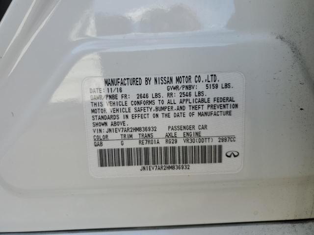 JN1EV7AR2HM836932 Infiniti Q50 Premium
