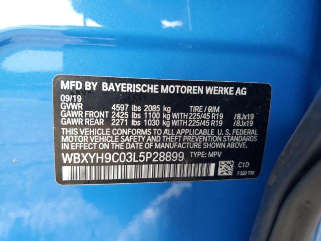 WBXYH9C03L5P28899 BMW X2 Sdrive28i