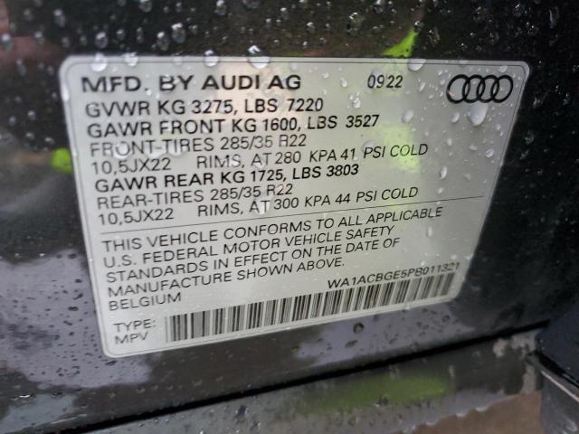 WA1ACBGE5PB011321 Audi E-tron S Premium Plus