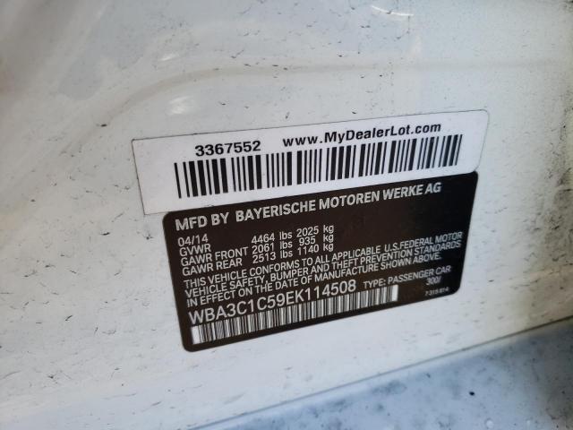WBA3C1C59EK114508 BMW 328 I Sulev