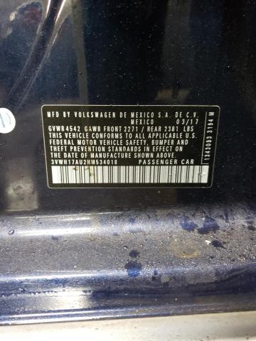 3VWH17AU2HM534018 Volkswagen Golf Alltrack S