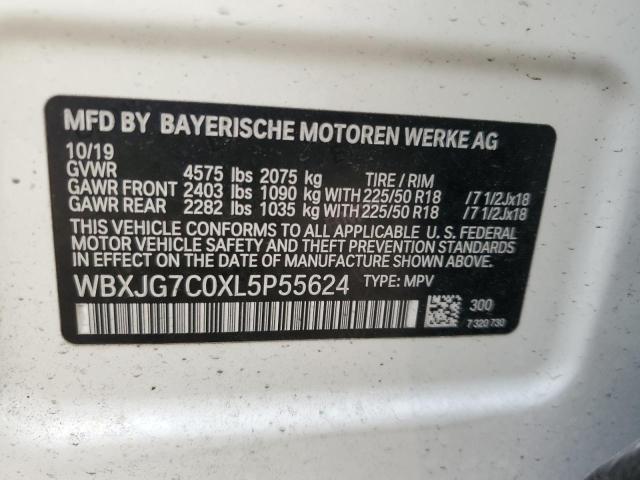 WBXJG7C0XL5P55624 BMW X1 Sdrive28i