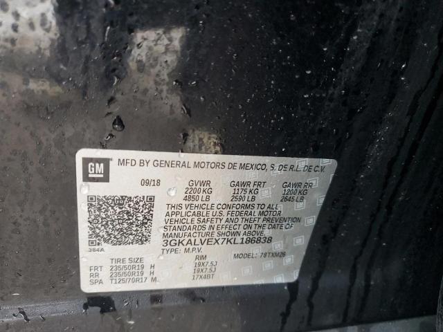 3GKALVEX7KL186838 GMC Terrain Slt