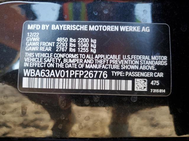 WBA63AV01PFP26776 BMW 430i Gran Coupe