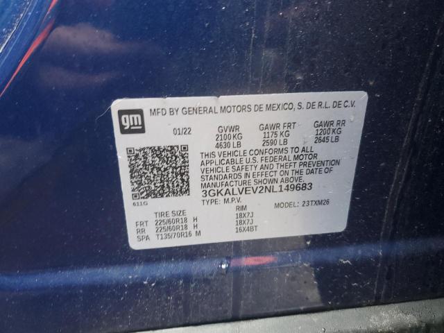 3GKALVEV2NL149683 GMC Terrain Slt
