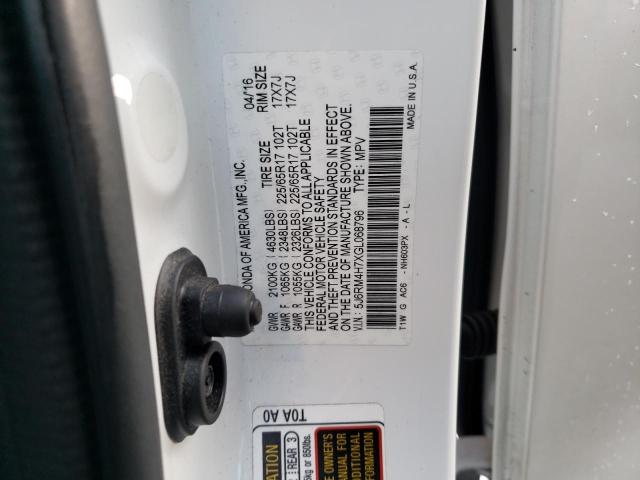 5J6RM4H7XGL068796 Honda CR-V EXL