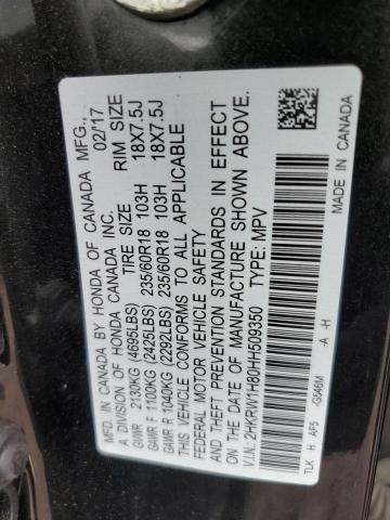 2HKRW1H80HH509350 Honda CR-V EXL