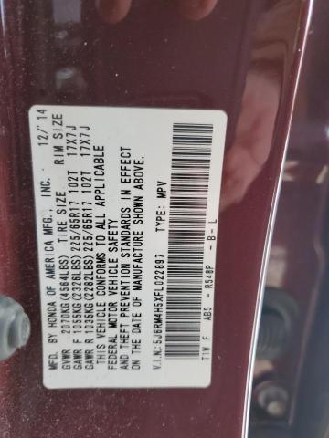 5J6RM4H5XFL022897 Honda CR-V EX