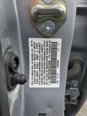 19XFC2F52GE219236 Honda Civic Lx