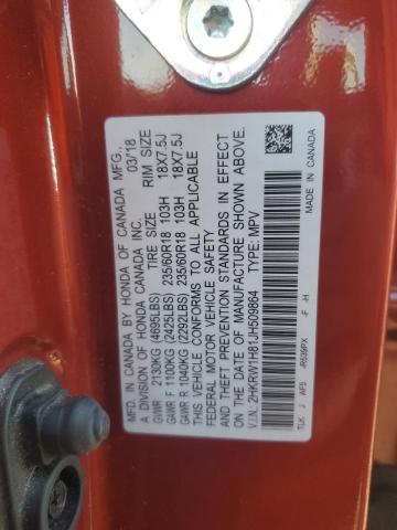 2HKRW1H81JH509864 Honda CR-V EXL