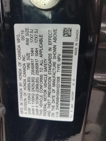 2HKRW6H35KH221008 Honda CR-V LX